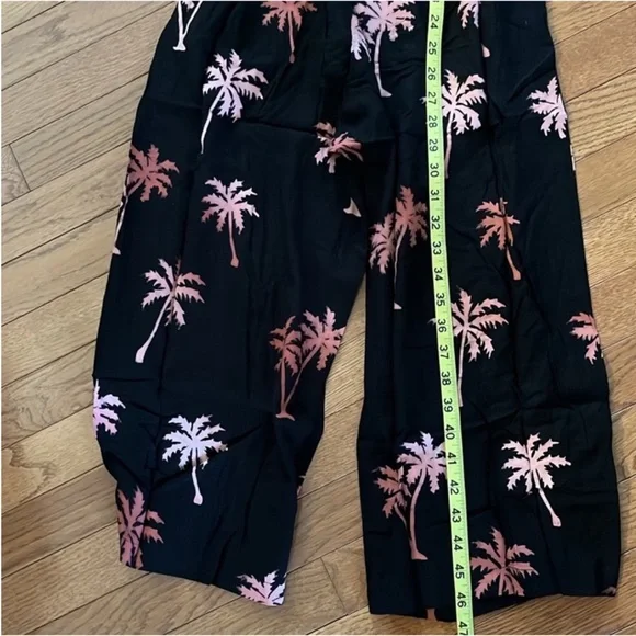 NWT Modcloth x Sugarhill Feeling the Breeze Black Palm Jumpsuit - Picture 10 of 14